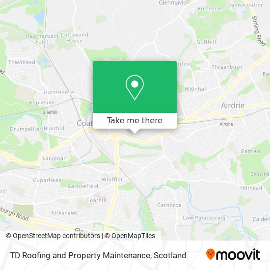 TD Roofing and Property Maintenance map