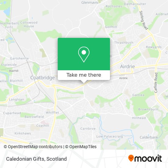 Caledonian Gifts map