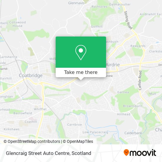 Glencraig Street Auto Centre map