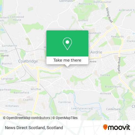 News Direct Scotland map
