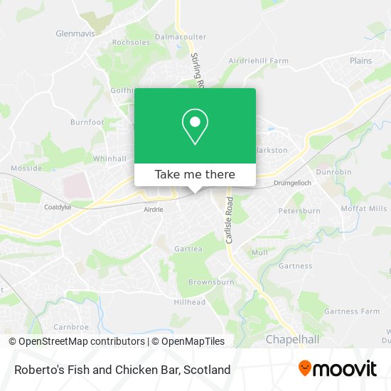 Roberto's Fish and Chicken Bar map