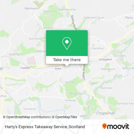 Harty's Express Takeaway Service map