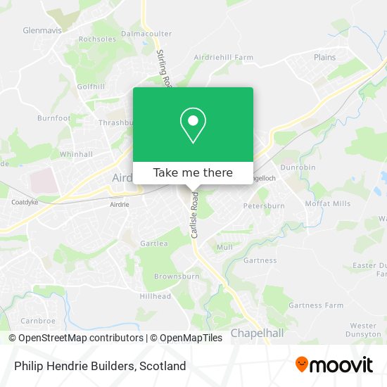 Philip Hendrie Builders map