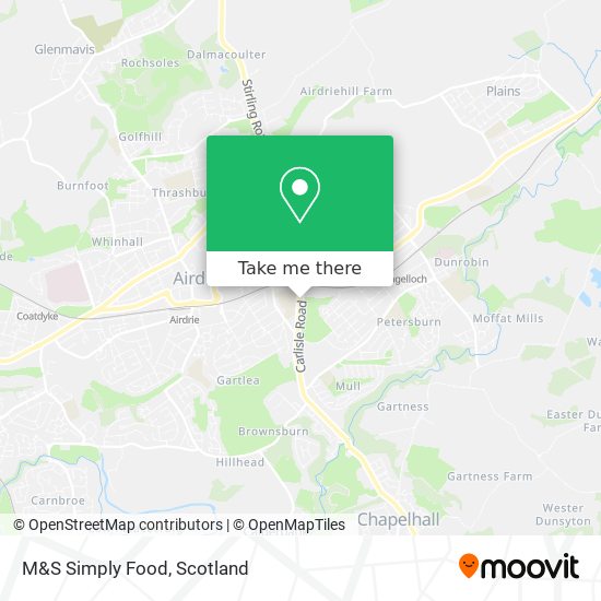 M&S Simply Food map