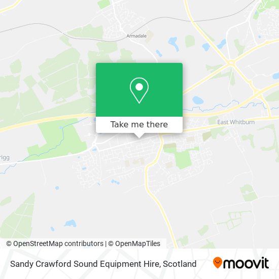 Sandy Crawford Sound Equipment Hire map