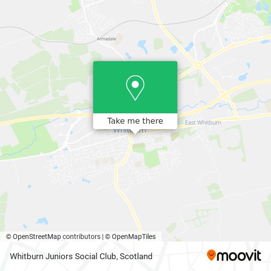 Whitburn Juniors Social Club map