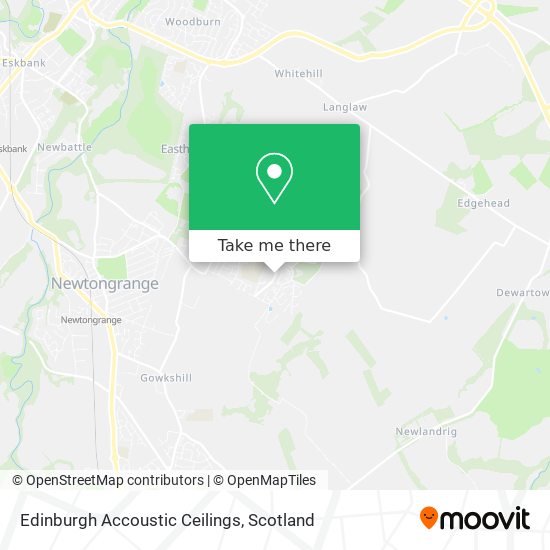 Edinburgh Accoustic Ceilings map