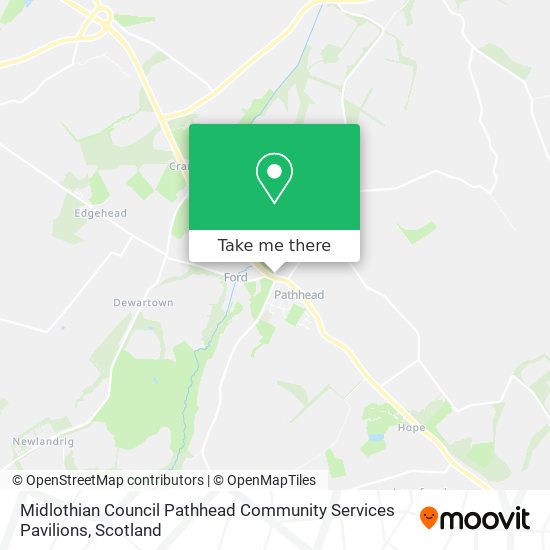 Midlothian Council Pathhead Community Services Pavilions map