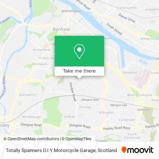 Totally Spanners D.I.Y Motorcycle Garage map