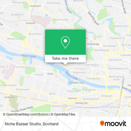 Niche Bazaar Studio map