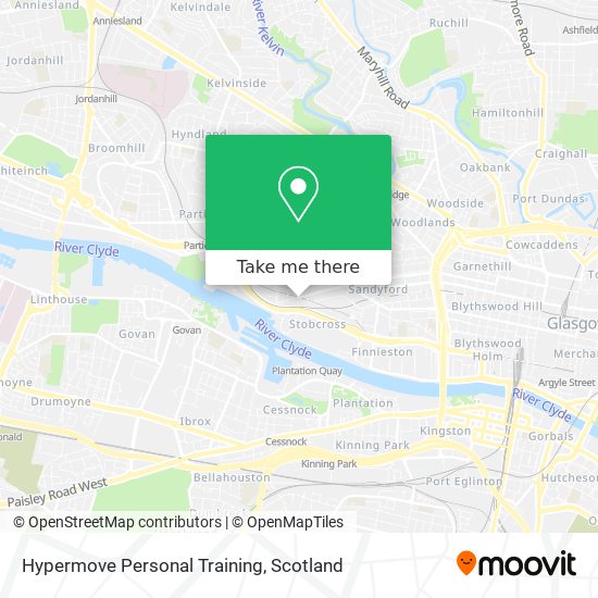 Hypermove Personal Training map