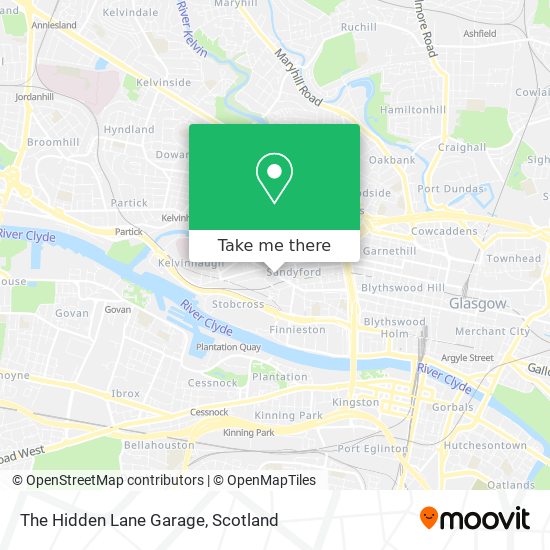 The Hidden Lane Garage map