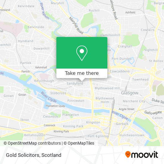 Gold Solicitors map