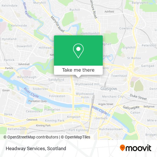 Headway Services map