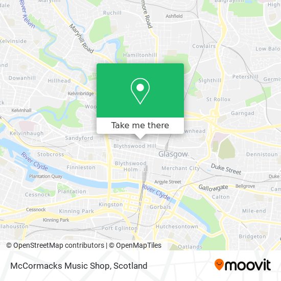 McCormacks Music Shop map