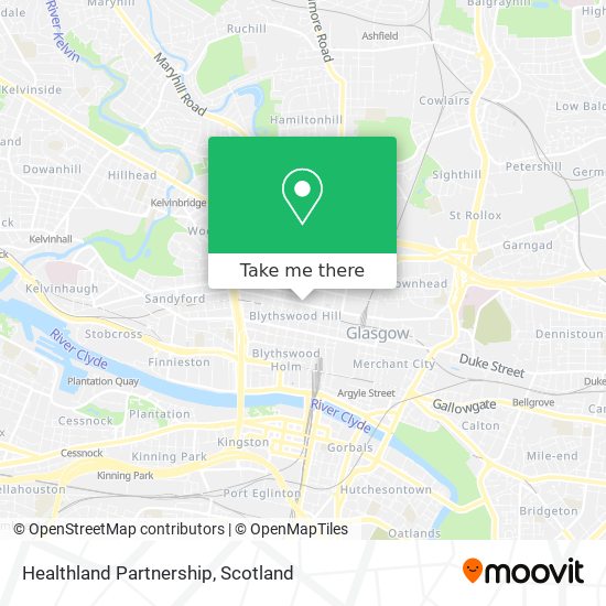 Healthland Partnership map