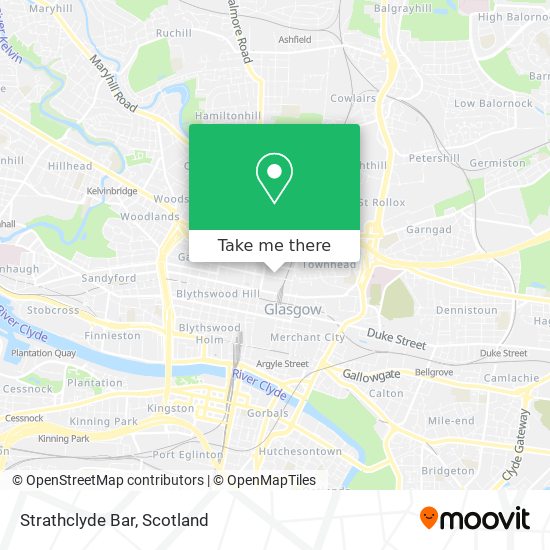 Strathclyde Bar map