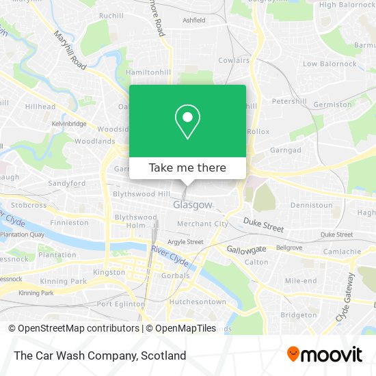 The Car Wash Company map