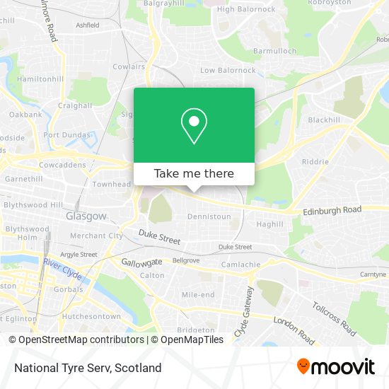 National Tyre Serv map