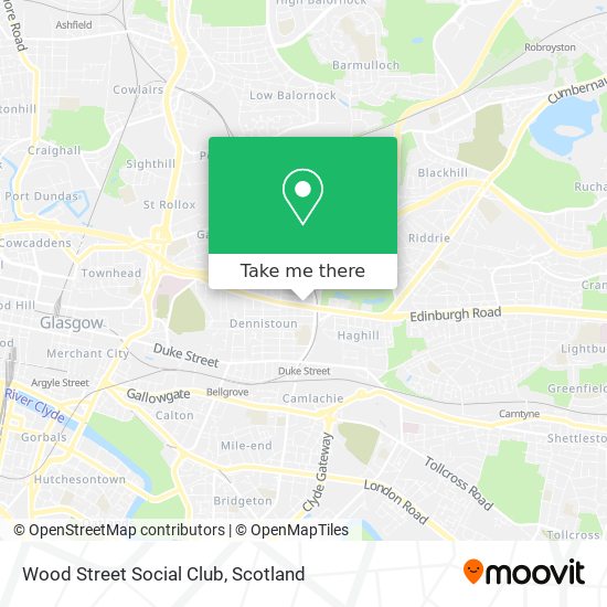 Wood Street Social Club map