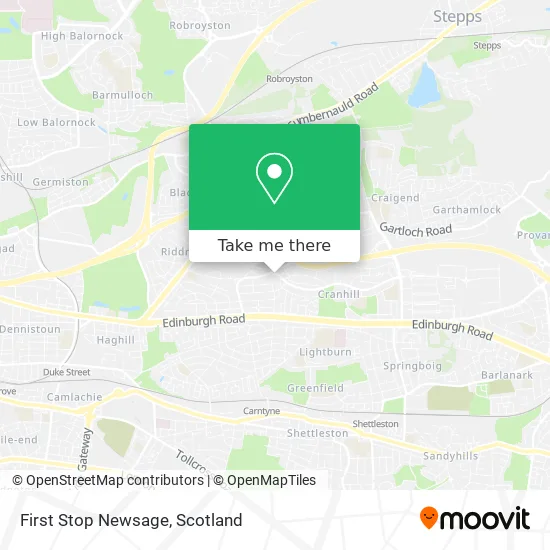 First Stop Newsage map
