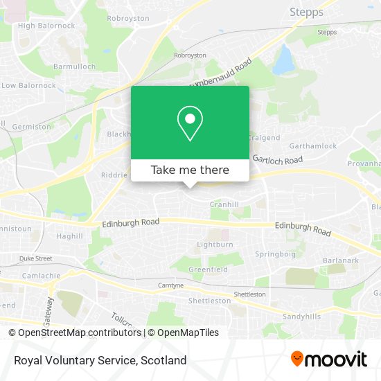 Royal Voluntary Service map