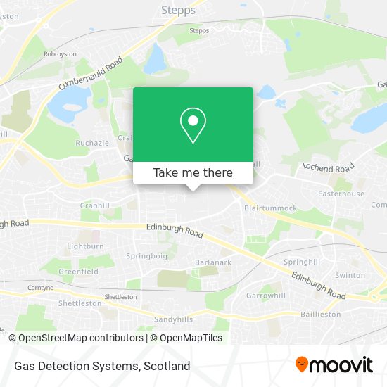 Gas Detection Systems map
