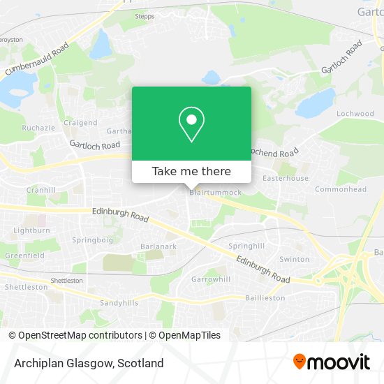 Archiplan Glasgow map