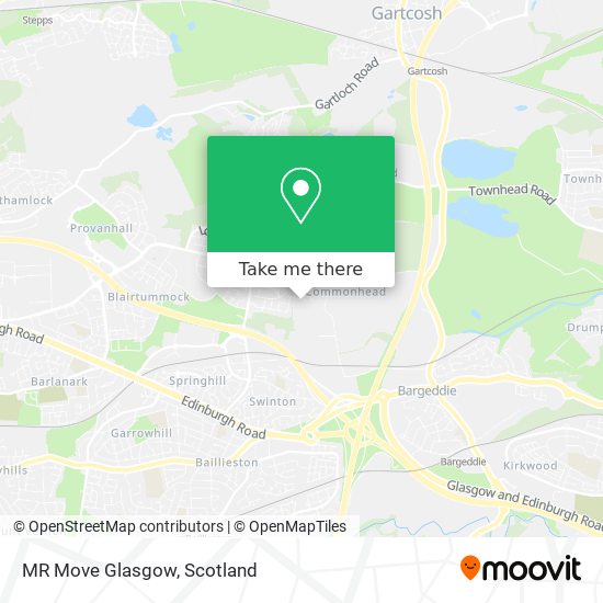 MR Move Glasgow map