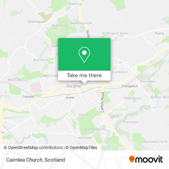 Cairnlea Church map
