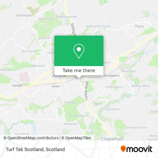 Turf Tek Scotland map