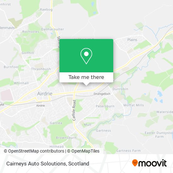 Cairneys Auto Soloutions map