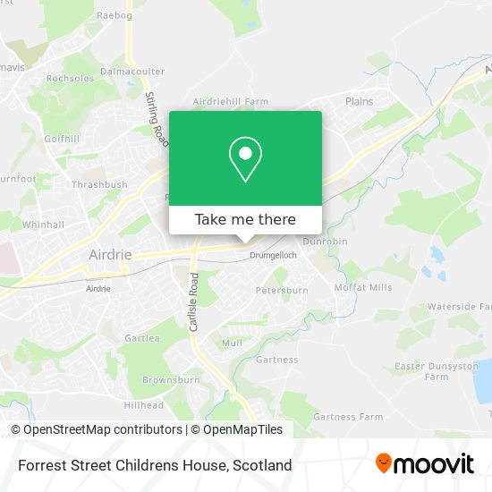 Forrest Street Childrens House map