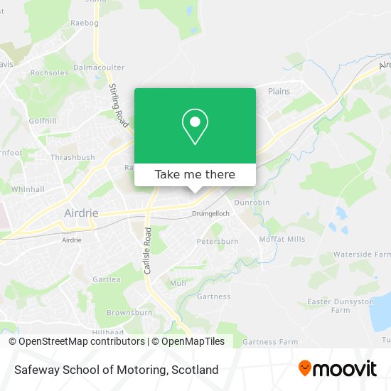 Safeway School of Motoring map