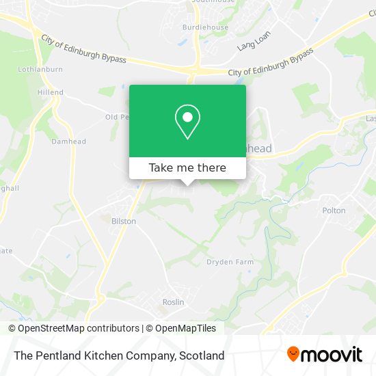 The Pentland Kitchen Company map