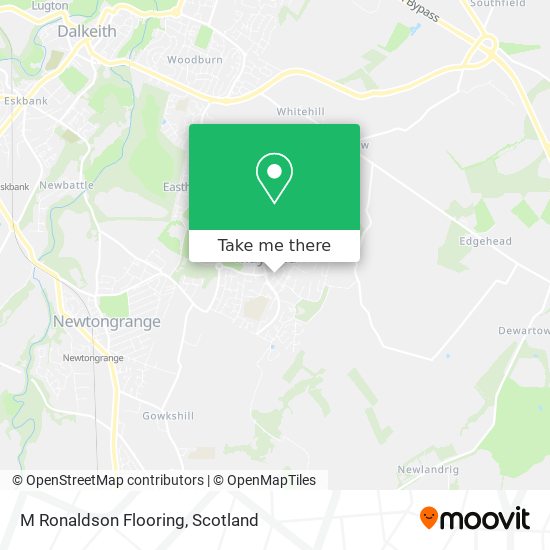 M Ronaldson Flooring map