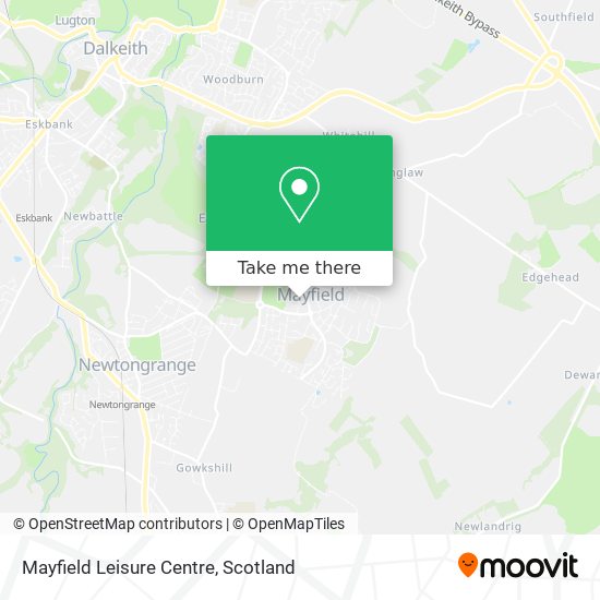 Mayfield Leisure Centre map