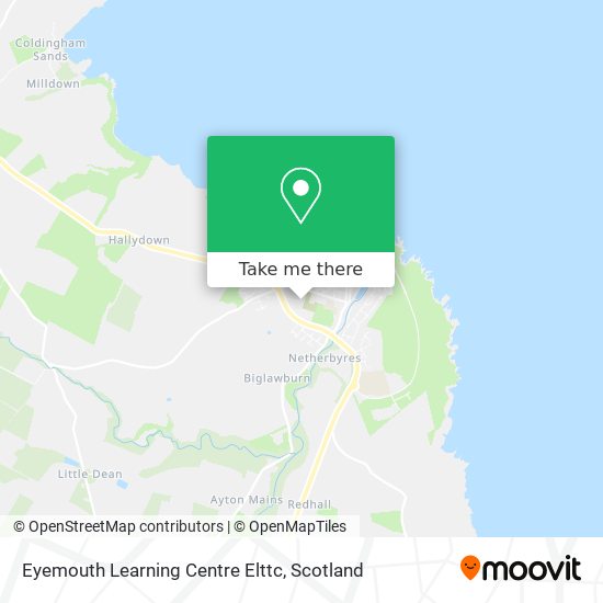 Eyemouth Learning Centre Elttc map