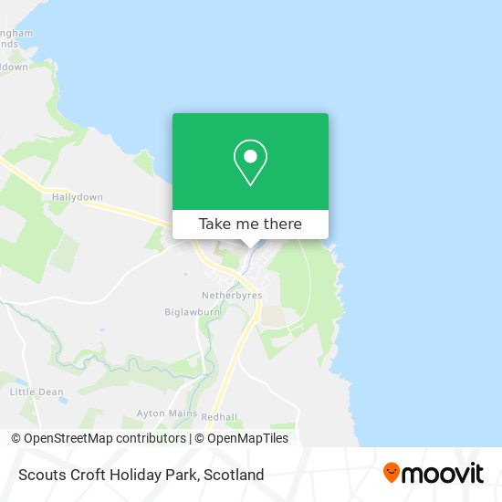 Scouts Croft Holiday Park map