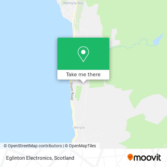 Eglinton Electronics map