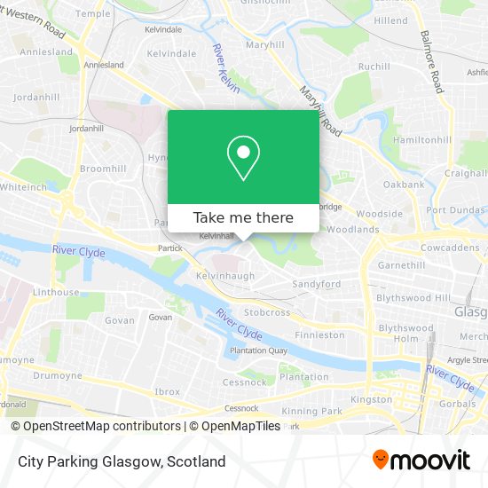 City Parking Glasgow map