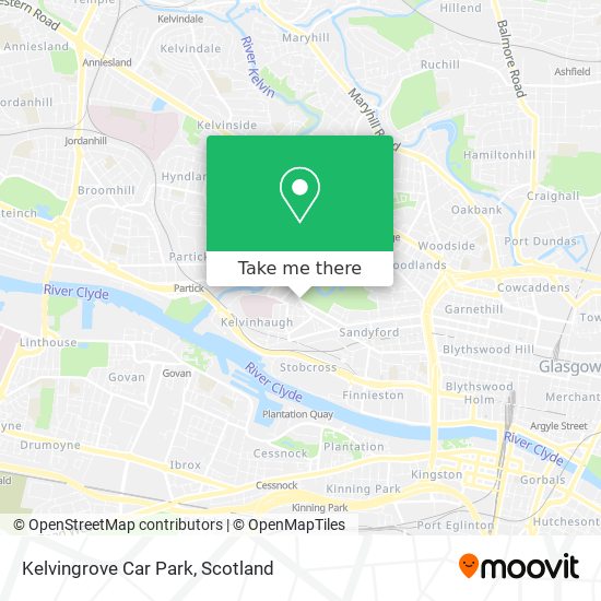 Kelvingrove Car Park map