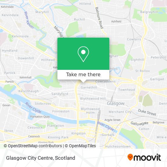 Glasgow City Centre map