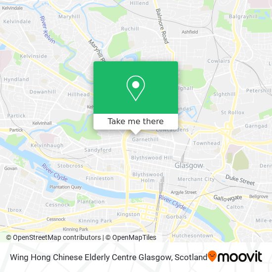 Wing Hong Chinese Elderly Centre Glasgow map