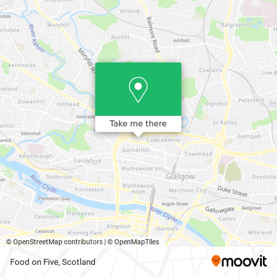 Food on Five map