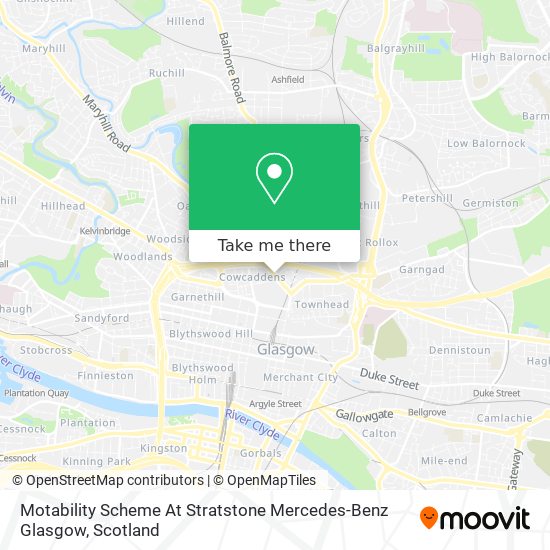 Motability Scheme At Stratstone Mercedes-Benz Glasgow map