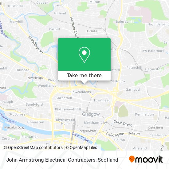 John Armstrong Electrical Contracters map