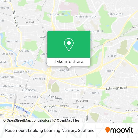 Rosemount Lifelong Learning Nursery map