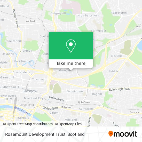 Rosemount Development Trust map