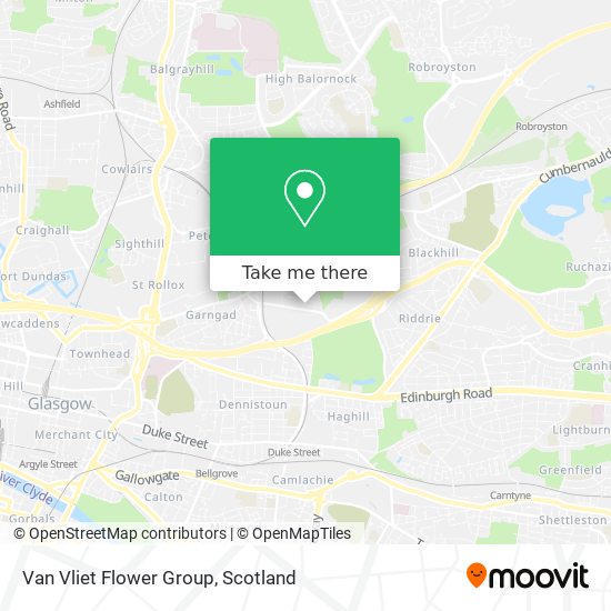 Van Vliet Flower Group map